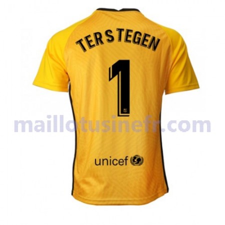 Maillot de Foot FC Barcelone Ter Stegen 1 Gardien 2020-21 V004